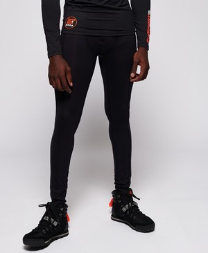 Superdry Carbon Baselayer Leggings Férfi Baselayers Fekete | WHXLP3907